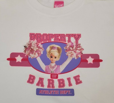 hot pink barbie sweatshirt