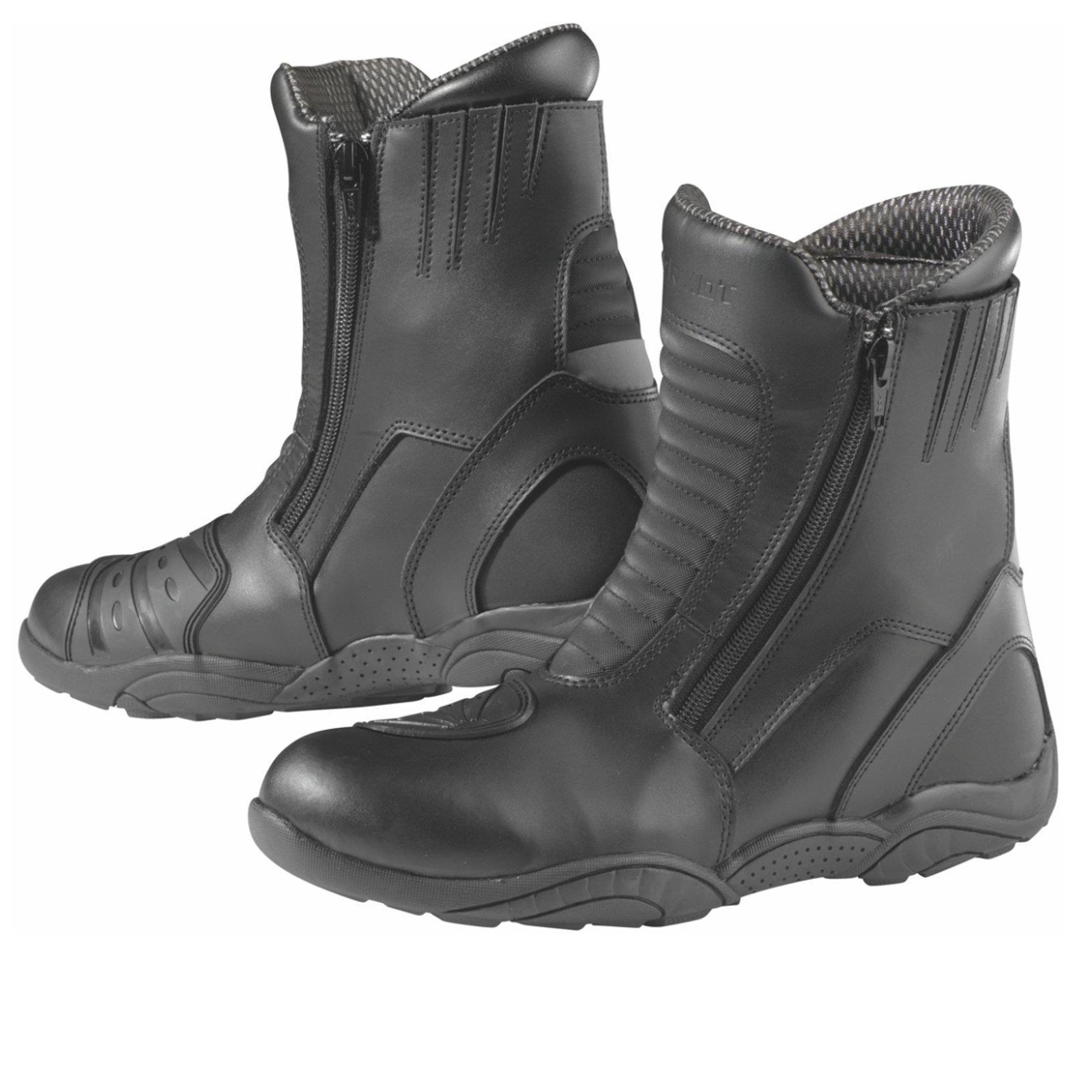 Germot Motorrad Stiefel Trip Leder Schuhe Schwarz Knöchelschutz Orthopädisch Germot Motorrad Stiefel Trip Leder Schuhe Schwarz Knöchelschutz Orthopädisch