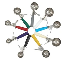 Ice Cream, Disher Scoop, Stainless Steel, Plastic Handle, Winco ( New )