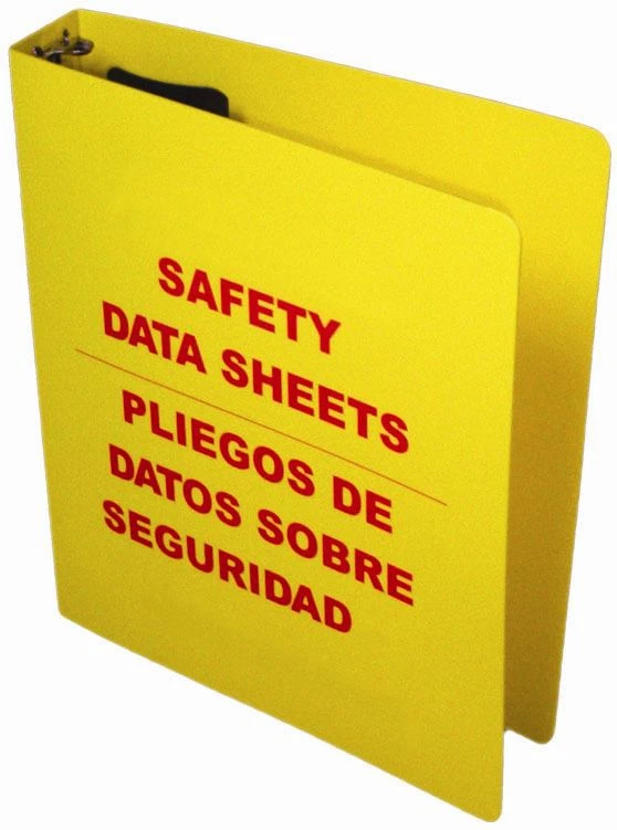 NATIONAL SAFETY COMPLIANCE INC OSHA Right To Know 1.5" Bilingual Safety Data Sheet Binder (MSDS Binder)