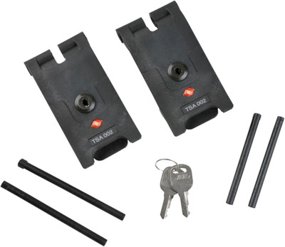TSA 3 Locking Latch Kit for Iseries Cases, Travel Approved Lock Set with Keys an
