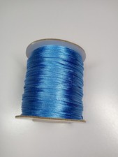 Rattail Satin Cord 1mm Jewelry Beading Kumihimo Crafting String Denim 200 Yds