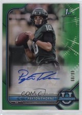 2021-22 Bowman U Chrome Prospect Green Refractor 68/99 Payton Thorne Auto 1by6