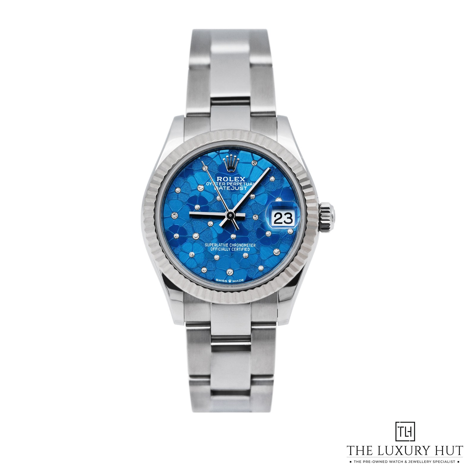 Rolex Datejust 31mm 278274 - 2024, Box & Papers Azzurro Blue Floral Motif Dia... image 5