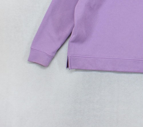 Tommy Hilfiger Sudadera con Capucha Mujer Talla L Pullover Púrpura Bordado - Imagen 13 de 15