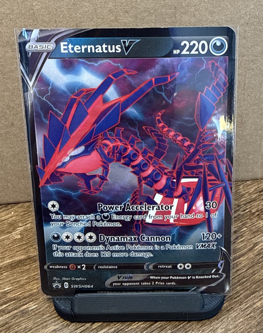 Pokémon TCG Eternatus V Promos SWSH064 Black Star Ultra Rare MP/LP