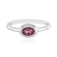 Cavill Granat Ring 0,55Ct Oval 925 Silber Platinierter Echtschmuck