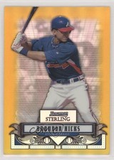 2008 Bowman Sterling Prospects Gold Refractor 45/50 Brandon Hicks #BSP-BH 0q3