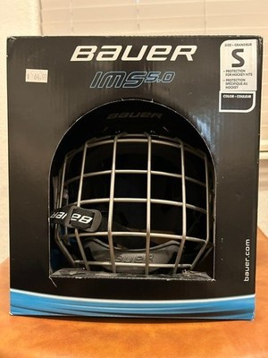 Bauer IMS 5.0 Hockey Helmet Combo Color Black SIze Small Cage Face mask