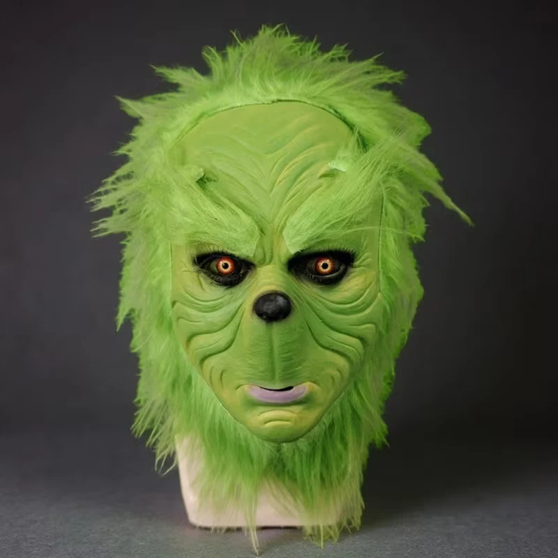 Navidad El Grinch Disfraz Completo Papá Noel Disfraz Adulto TALLA S-2XL Navidad Foto 4 de 4