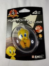 EMTEC Looney Tunes Tweety Bird 4GB Flash Drive USB 2.0