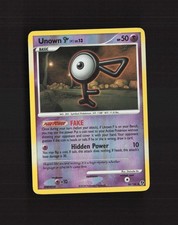 Unown F 56/106 Great Encounters Reverse Holo Pokemon Card LP on eBay