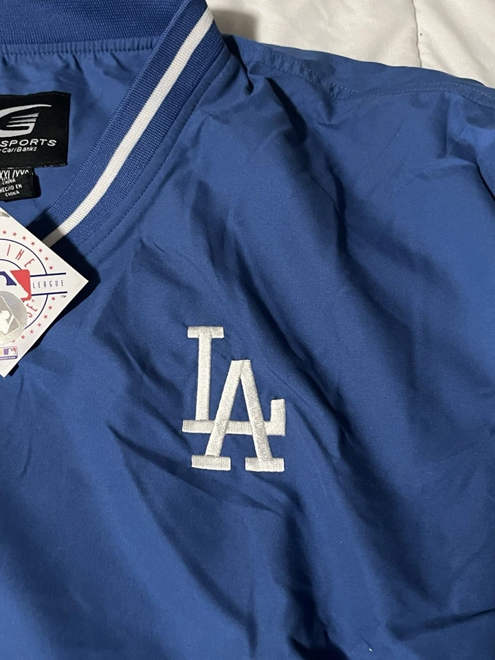 ¡NUEVO! Pullover cortavientos XXL para hombre MLB mercancía genuina Los Angeles Dodgers Foto 2 de 4