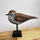 Vtg Hand Carved Wood Dunlin Shorebird Decorative Decoy Coastal Folk Art Figurine — photo 9