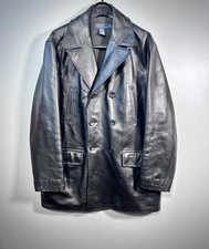 Ralph Lauren Lederjacke Pea Coat Caban Mantel Sakko Blazer Ledermantel 52 L 