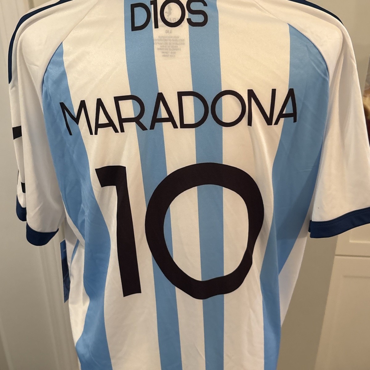 Diego Maradona Argentina D10S Tribute Jersey Official Licensed