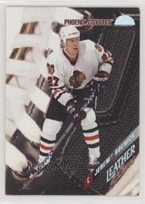 1996-97 Leaf Leather & Laces Promo /5000 Jeremy Roenick (PROMO/5000) #13 HOF 0q3
