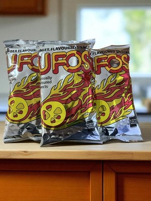 UFOs  Burger Flavoured Snacks 3x100g