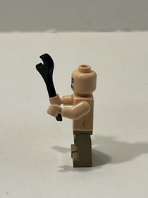 Lego Indiana Jones ROTLA Airplane Mechanic Minifigure 7683 iaj029 Retired - READ