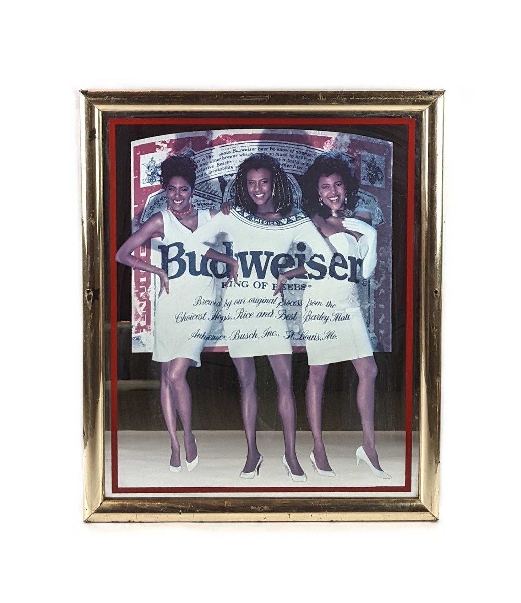 Rare 1991 Budweiser King of Beers Framed Advertisement 3 Beautiful