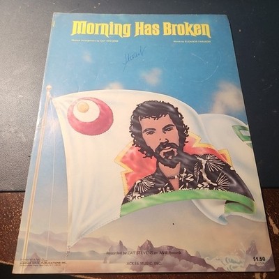 Morning Has Broken Cat Stevens Vintage Sheet Music 1972
