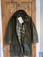 Rare 1980s Barbour Border jacket – new with tags and original Barbour catalog