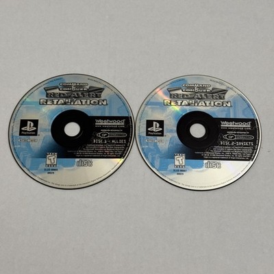 Command & Conquer  Red Alert Retaliation  Sony PlayStation 1 Discs Only     CD6￼