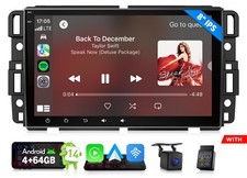 Android 14 8" IPS Car Stereo GPS Navigation Radio CarPlay For Chevy Traverse GMC