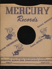 78 RPM company logo sleeves- POST WAR-MERCURY-3 wingmen Brown