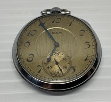 1923 Elgin Pocket Watch Grade 303 Model 3 12s 7j W/ Defiance Case