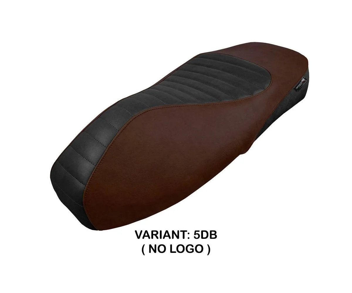 Seat saddle cover Alicudi Brown DB Tpz compatible for VESPA GTS 125 2009 > 2026