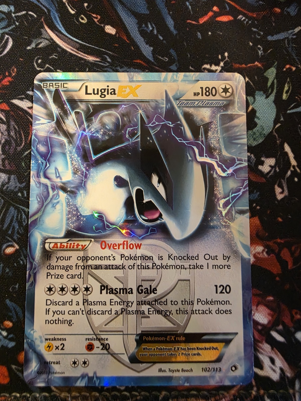 Pokémon Lugia EX 102/113 Legendary Treasures