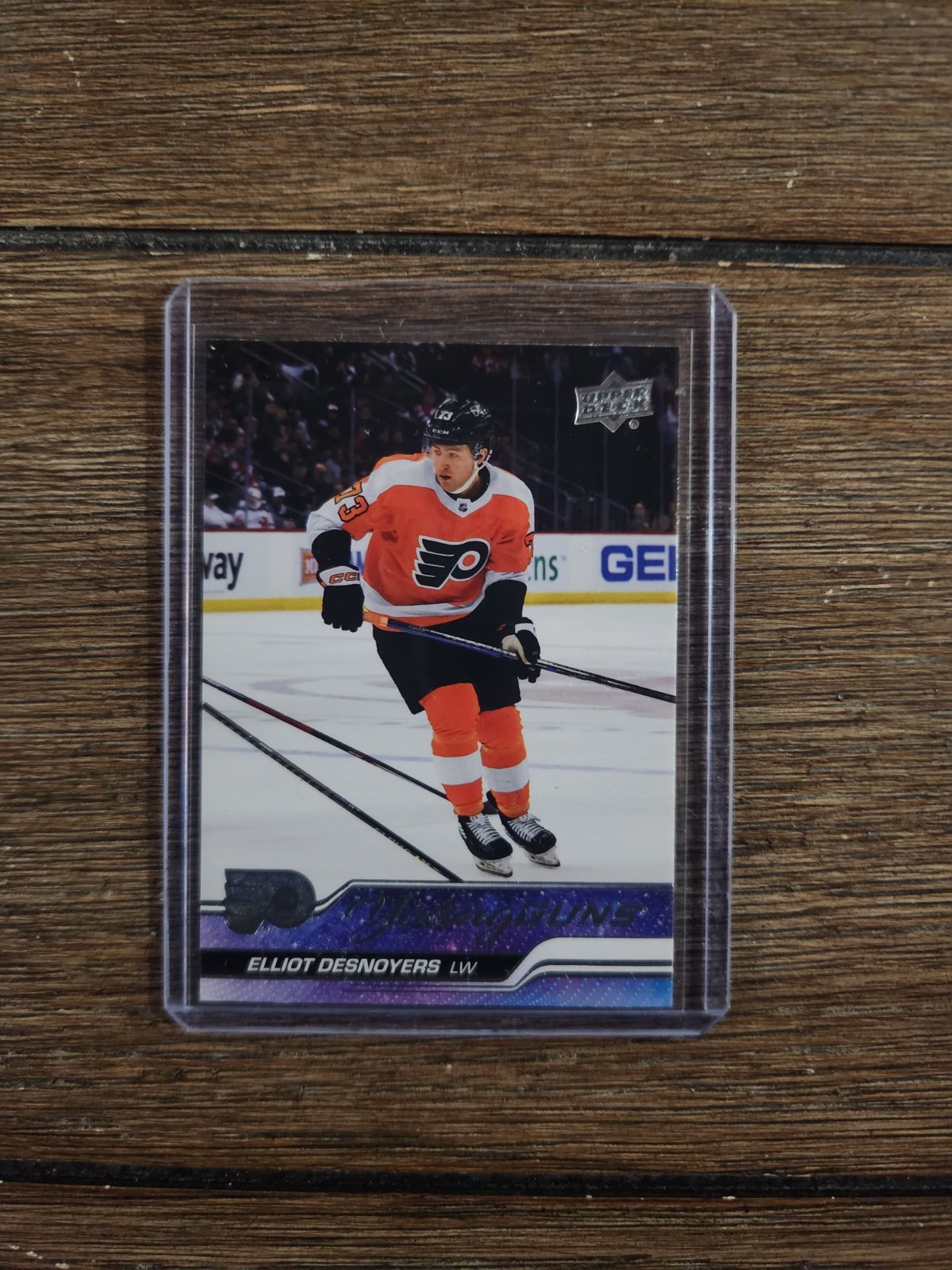 2023-24 Upper Deck Series 1 Young Guns Elliot Desnoyers #219 Rookie