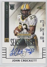 2015 Panini Contenders Draft Picks Auto John Crockett #255 Auto 1a3