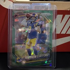 2025 Panini Prizm - Matthew Stafford #21 Green Ice Prizm