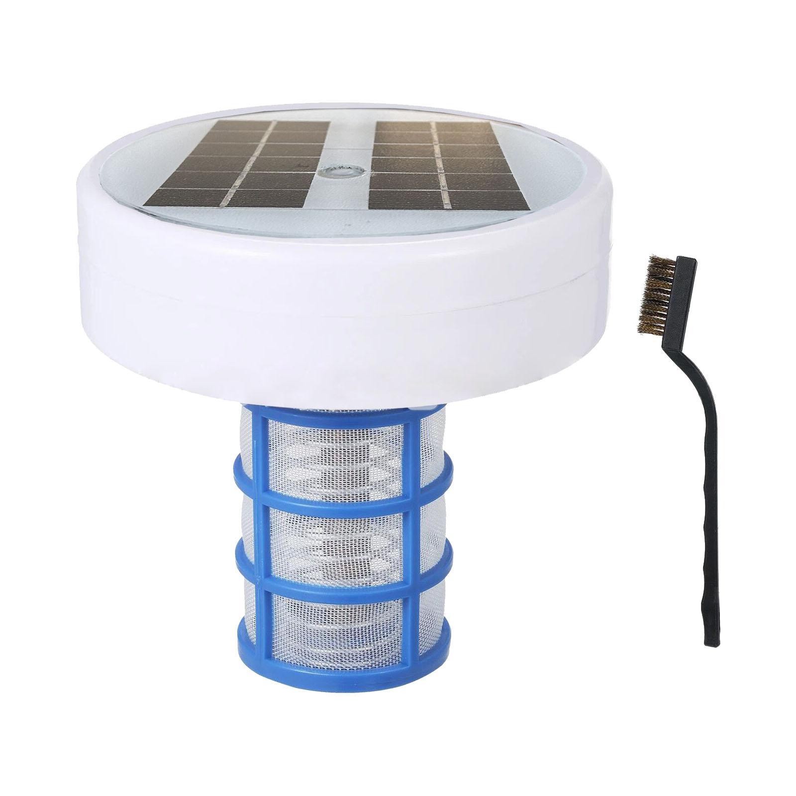 Ionizador de piscina con energía solar, purificador de agua para piscinas,