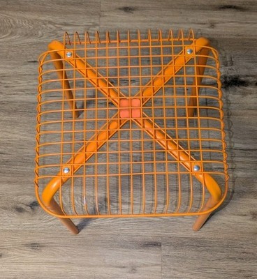 【新品未使用品】　IKEA VASTERON スツール IKEA VÄSTERÖN Orange Stool Vintage Metal Wire Stool Vasteron | eBay
