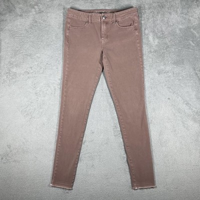 American Eagle Outfitters Jeans Womens 10 Tall Pink Jegging AEO SATEEN X4