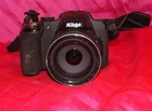 ? Nikon COOLPIX P610 16.0MP Digital Camera - Black - Untested AS IS
