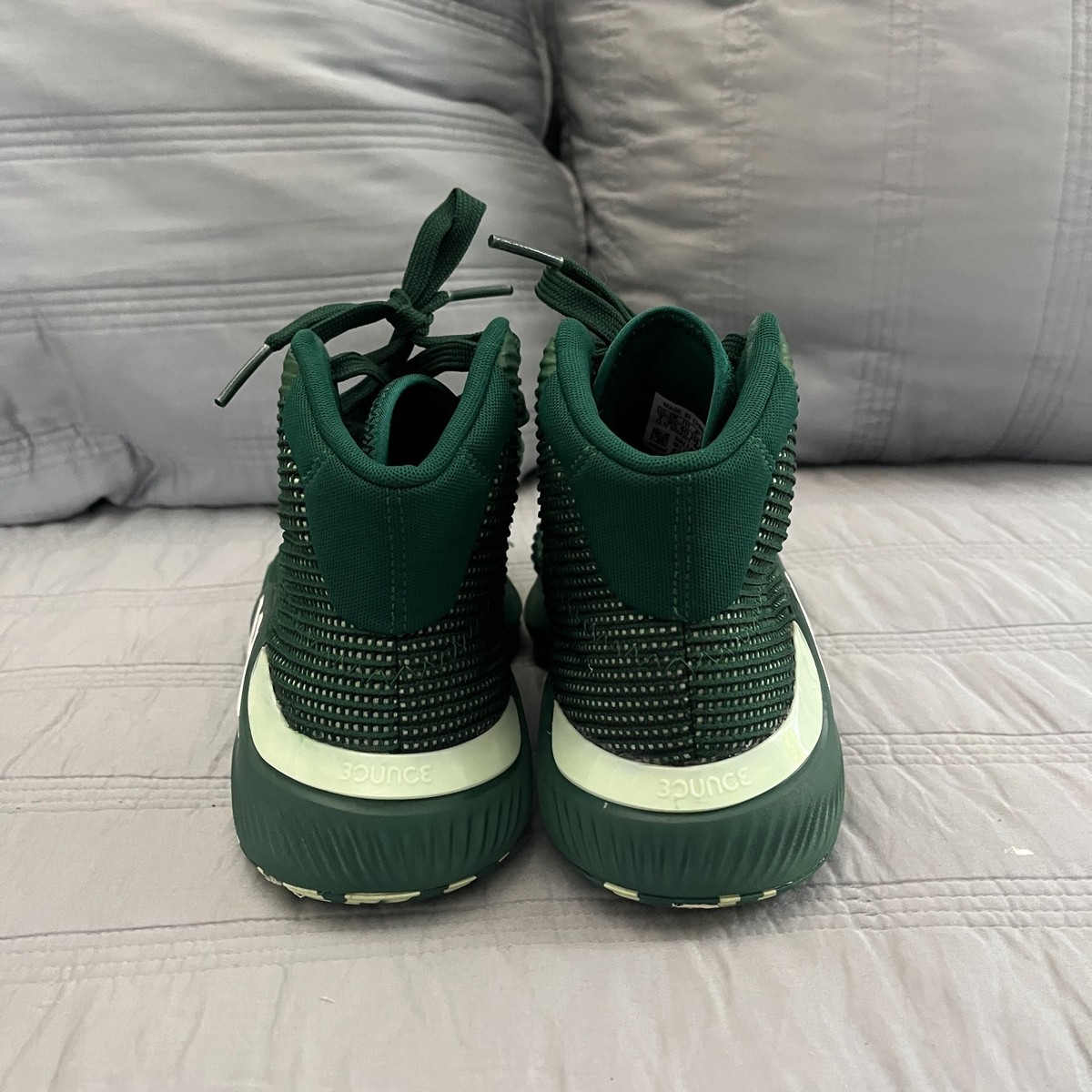 Adidas Pro Bounce 2019 Men 7 Hi Basketball Sneaker Dark 
