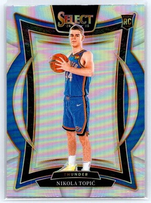 Nikola Topic Rookie 2024-25 Panini Select #89 Oklahoma City