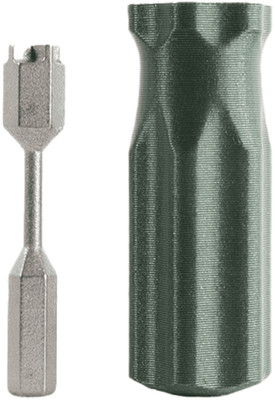 Forward Controls Design SRO Battery Tool, Silver/Green, SBT