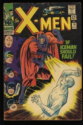X-Men #18 VG 4.0 Magneto Appearance! If Iceman Should Fail! Stan Lee! Marvel
