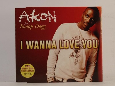 AKON FT SNOOP DOGG I WANNA LOVE YOU (H16) 2 Track CD Single including Picture Sl