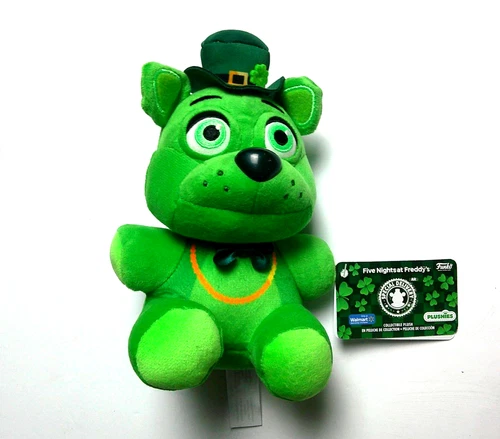 FNAF NEW SHAMROCK FREDDY ST PATRICK'S DAY PLUSH 8" Five Nights at Freddy's