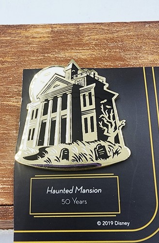 Disney Pin D23 Gold Member Haunted Mansion Pin 50th