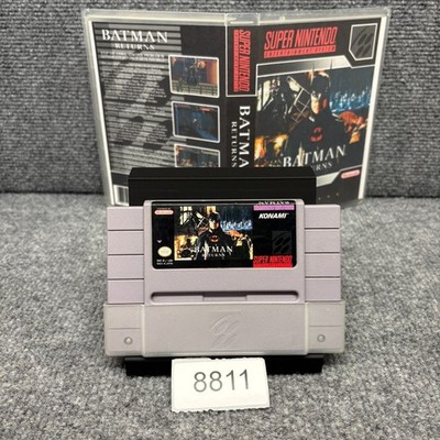 Batman Returns Super Nintendo Cartridge & Case Tested Works
