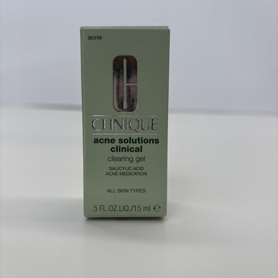 Clinique Acne Solutions Acne Serum .5fl oz 15ml New