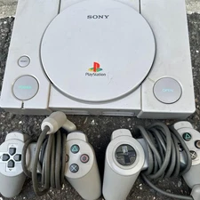 Sony PlayStation SCPH-5500 Console with 2 Controllers, Japan Import, Used