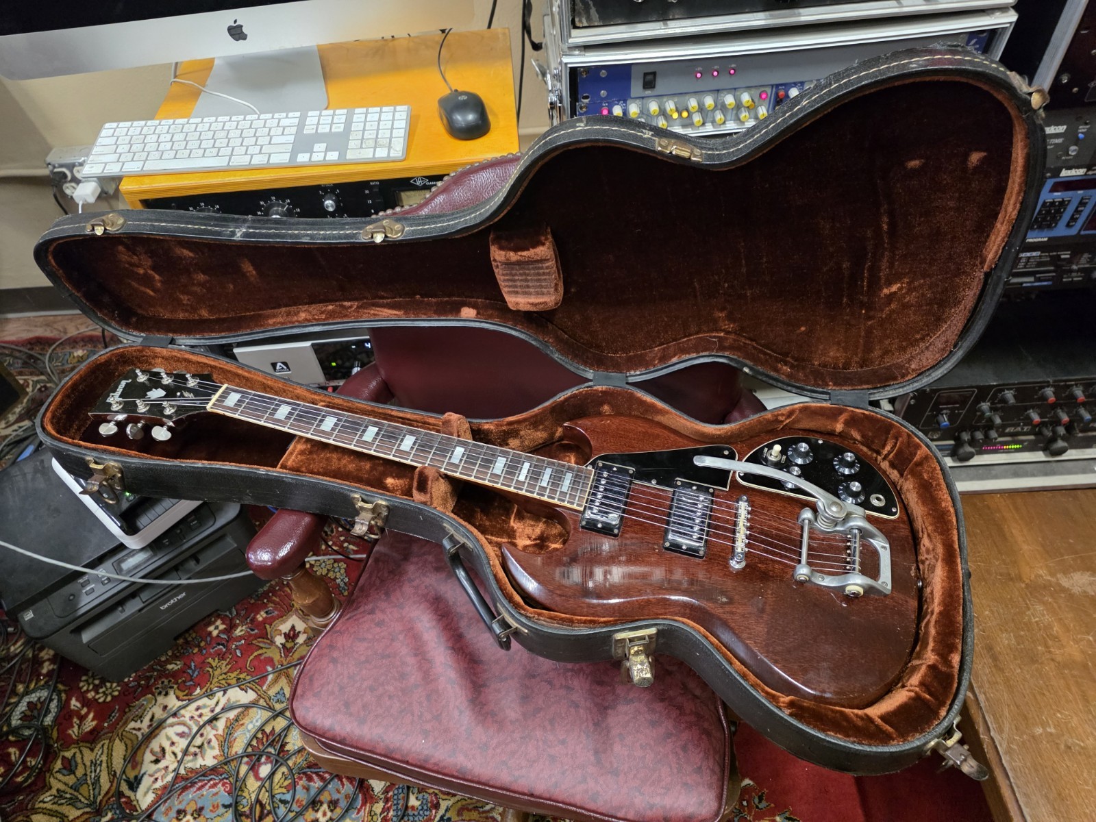 Gibson SG Deluxe Electric Guitar 1971
